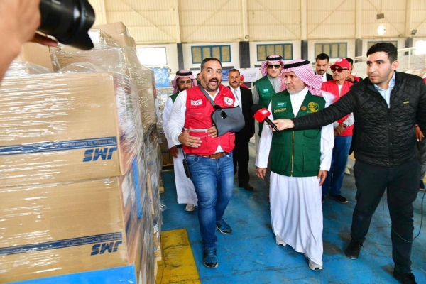 High-ranking officials from Saudi Arabia, led by Dr. Abdullah Al-Rabeeah, supervisor general of KSrelief, visited Egypt's Rafah Border Point on Wednesday.
