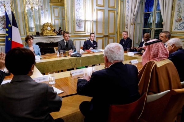 The Islamic Ministerial Committee, led by Saudi Foreign Minister Prince Faisal Bin Farhan, met with French President Emmanuel Macron in Paris on Wednesday. 