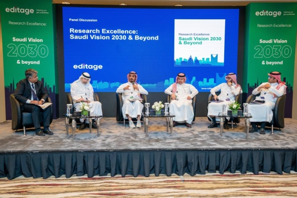 Prominent researchers and academics convened in Riyadh to discuss Vision 2030 milestones at Editage’s Leadership event
