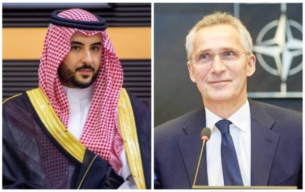 Saudi defense minister, NATO chief review joint efforts to enhance regional security  