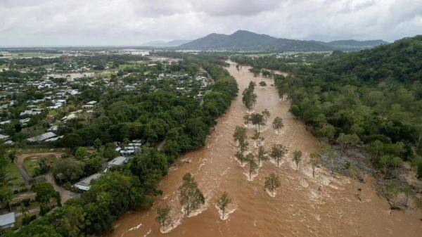 Areas around Cairns have received more than 2m (7ft) of rainfall since Thursday