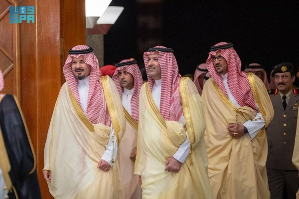 Prince Salman bin Sultan is being received by Prince Faisal bin Salman, special advisor to Custodian of the Two Holy Mosques, and senior officials upon his arrival in Madinah on Sunday.
