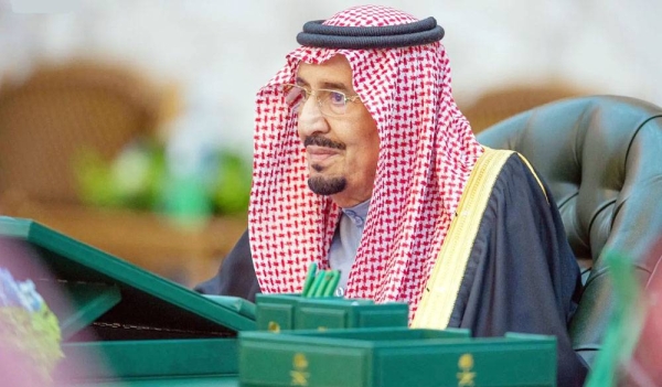 Custodian of the Two Holy Mosques King Salman chairs the Cabinet session held in Riyadh on Tuesday.