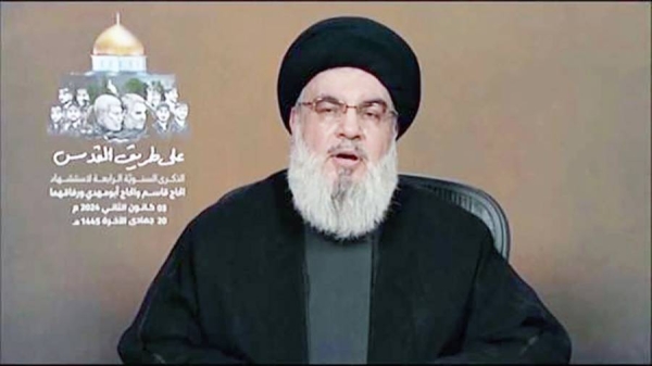 Hezbollah chief Hassan Nasrallah, in his speech in Beirut on Wednesday, said: “Our battle will be boundless, without rules”.