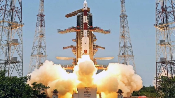 India’s first Sun mission lifted off from the launch pad at Sriharikota on Sept. 2. — courtesy ISRO