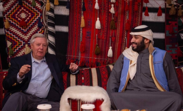 Crown Prince meets with US senator Graham