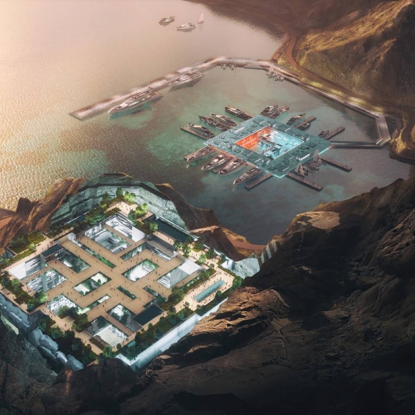 NEOM has unveiled its latest project, Aquellum, an embodiment of luxury and innovation nestled within the mountains of northwest Saudi Arabia.
