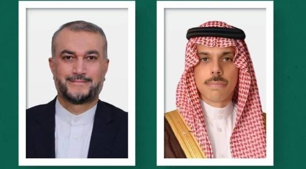 Saudi, Iranian foreign ministers discuss developments in Gaza over phone