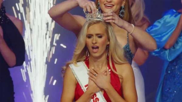 Miss Colorado, Madison Marsh, is crowned as the 2024 Miss America.