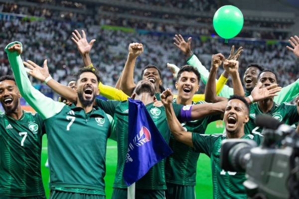 Saudi Arabia rejoice after staging a remarkable comeback to defeat Oman 2-1 in an exhilarating AFC Asian Cup match on Tuesday. 