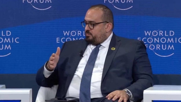 Faisal Al Ibrahim, Minister of Economy and Planning, at the World Economic Forum.