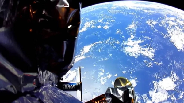 Astrobotic posted a video showing the spacecraft's view of Earth just after launch