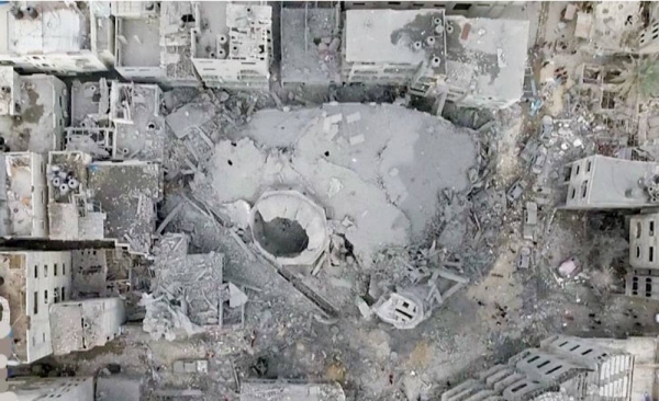 The scale of destruction following the Israel-Gaza war.
