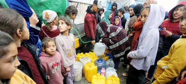 In Gaza, every day is a struggle to find bread and water. Without safe water, many people will die from deprivation and disease. — courtesy UNRWA