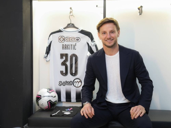 Croatian football sensation Ivan Rakitić has made an exciting debut for the Saudi Arabian club Al-Shabab's first team, and what's catching fans' attention is his choice of jersey number, 30.