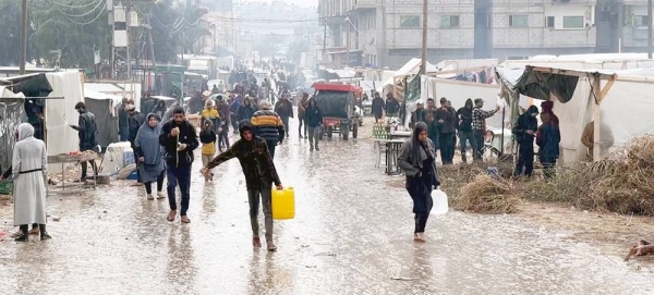 Displaced Palestinians at a temporary shelter in the Southern Gaza Strip city of Rafah. (file). — courtesy OHCHR/ Media Clinic