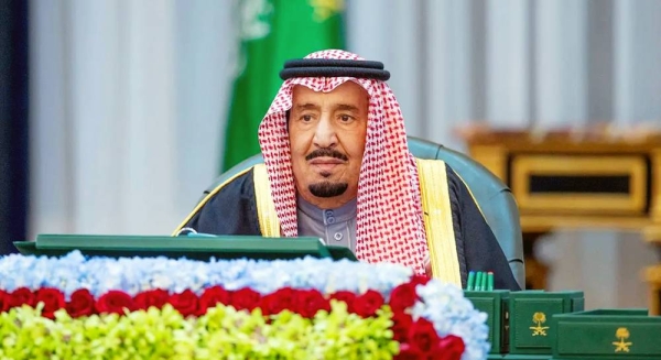 Custodian of the Two Holy Mosques King Salman chairs Cabinet session in Riyadh on Tuesday.