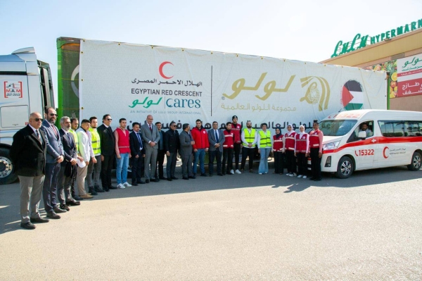 UAE’s Lulu Group continues sending relief aid to Gaza