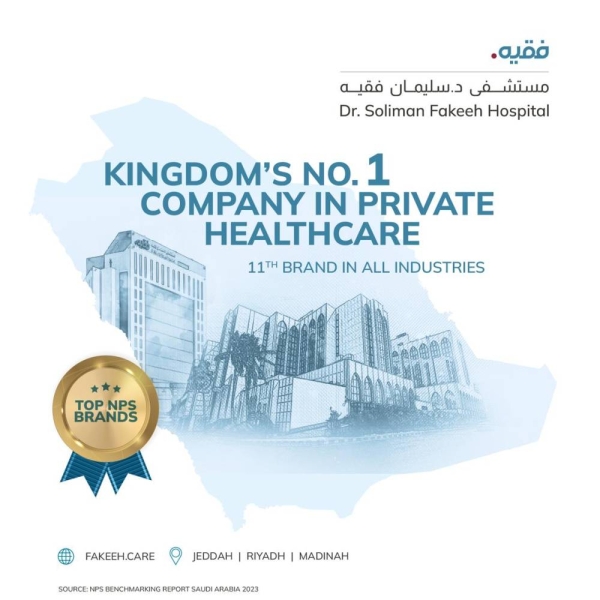 Dr. Soliman Fakeeh Hospital soars into top 15 Saudi brands: A testament to patient-centric care