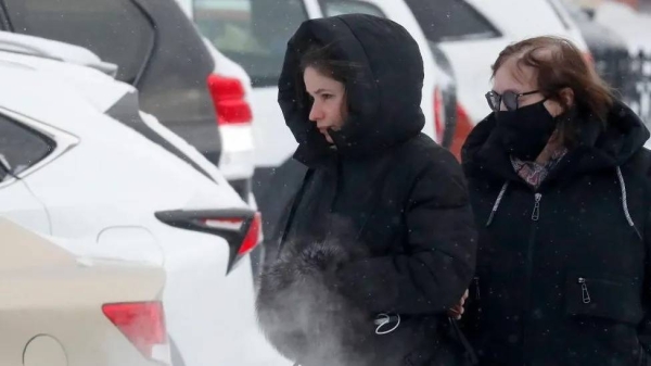 Lyudmila Navalnaya (right) has travelled to the remote Siberian region where Navalny was imprisoned