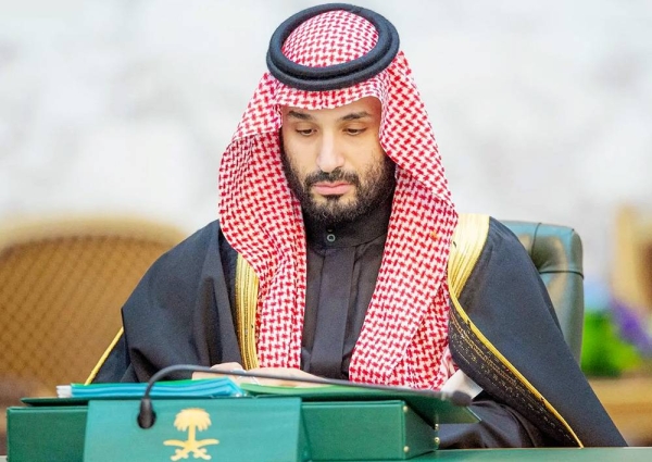 Custodian of the Two Holy Mosques King Salman chairs the Cabinet session in Riyadh on Tuesday.