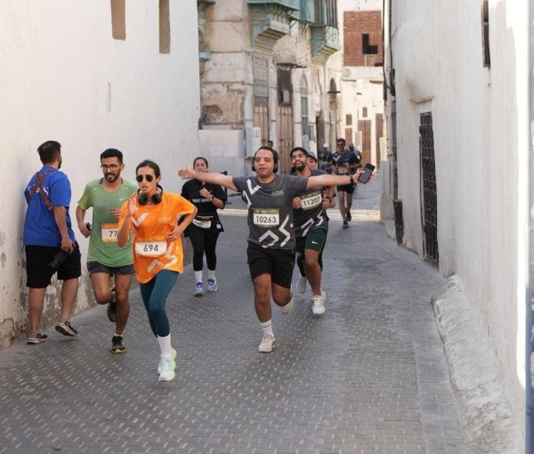Lama Al Matrafi shines in Jeddah half-marathon, finishing in top 10 amid historic Al-Balad scenery