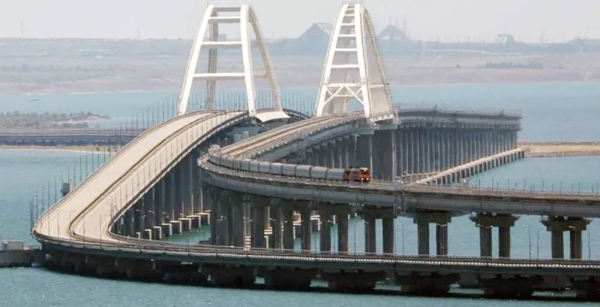 The Kerch bridge — which links Crimea and Russia —was temporarily closed following the attack. — courtesy Reuters