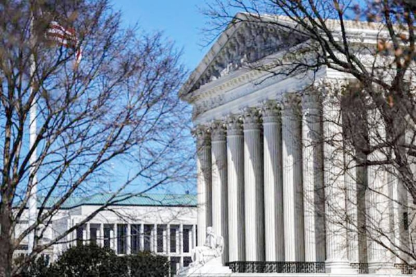File photo of the US Supreme Court.