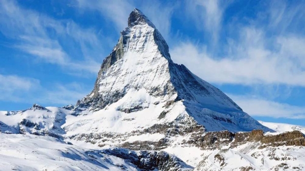 The six set off from Zermatt, which is home of the famous Matterhorn, in Switzerland. — courtesy Getty Images