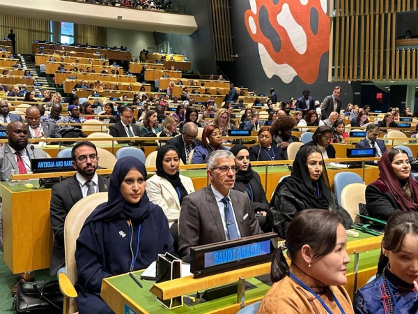 Dr. Maimoonah Khalil Al-Khalil, secretary general of the Saudi Family Affairs Council, attending the 68th session of the United Nations Commission on the Status of Women in New York.

​​​​​​​