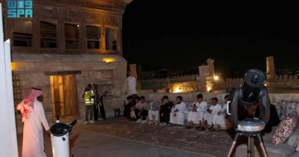 The Jeddah Historic District has become a gathering place for stargazers this Ramadan. 