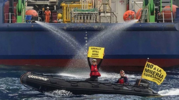 The Metals Company wants Greenpeace out of UN talks for disrupting its research expedition