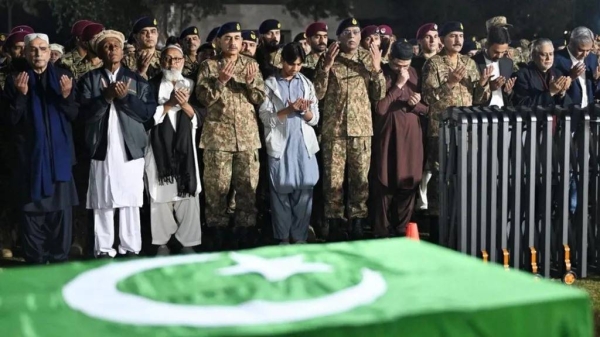 President of Pakistan Asif Ali Zardari attended the funerals of two of those killed on Saturday