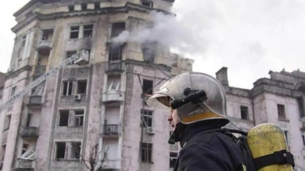 It is the largest Russian attack on Kyiv in weeks