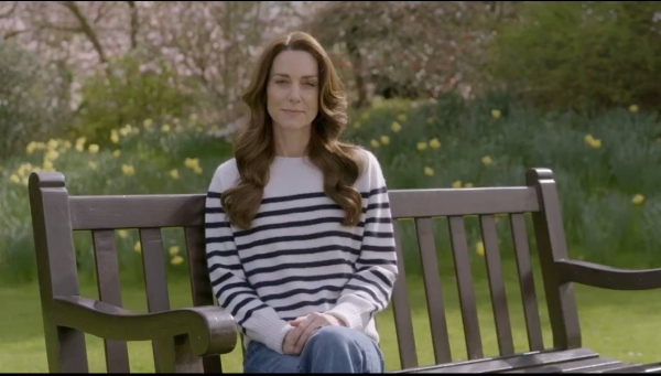 Kate Middleton revealed in a video message that she has been diagnosed with cancer.