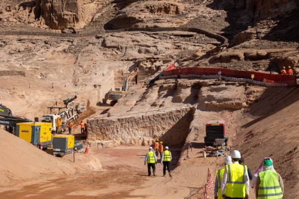 The Royal Commission for AlUla (RCU) has reached a significant milestone in the development of the Sharaan Resort, starting with the initial rock excavation in the Sharaan Nature Reserve. 