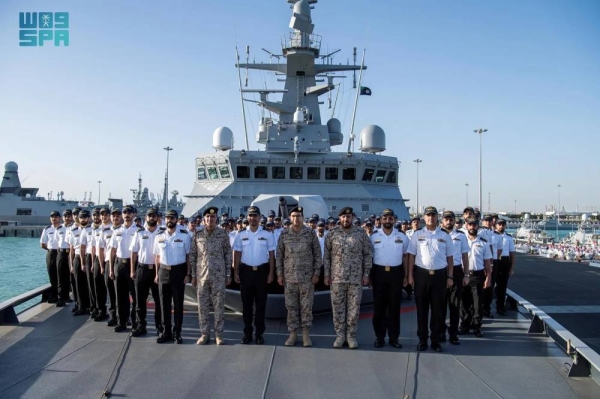 Royal Saudi Navy welcomes HMS Hail at King Faisal Naval Base