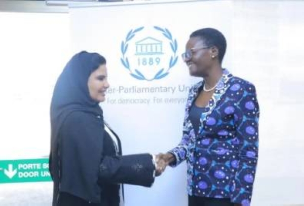 Dr. Hanan Al-Ahmadi, assistant speaker of the Saudi Shoura Council, held a meeting with Tulia Ackson, the newly elected president of the IPU, during the 148th Inter-Parliamentary Union (IPU) General Assembly meetings at Geneva on Wednesday.