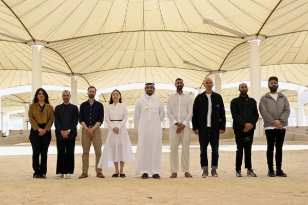 AlMusalla Prize group photo. — courtesy Diriyah Biennale Foundation