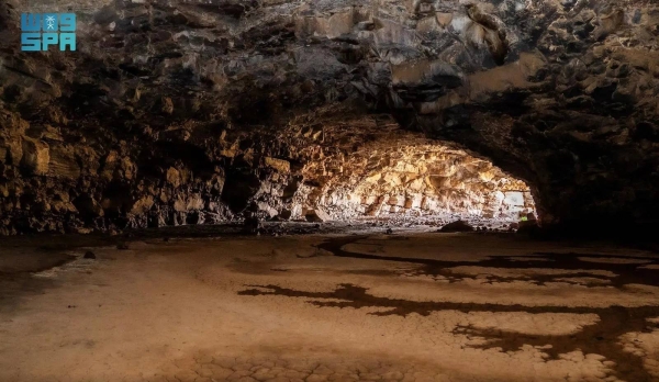 The Saudi Heritage Commission has announced the discovery of new evidence of human settlement in Umm Jirsan cave in Harrat Khaybar in the Madinah region

