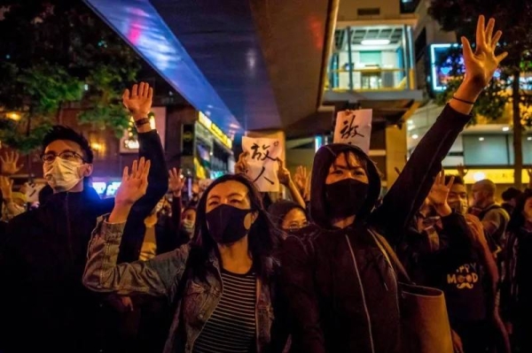 The song was widely adopted by pro-democracy protesters in 2019