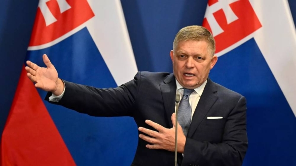 Slovakia's Prime Minister Robert Fico