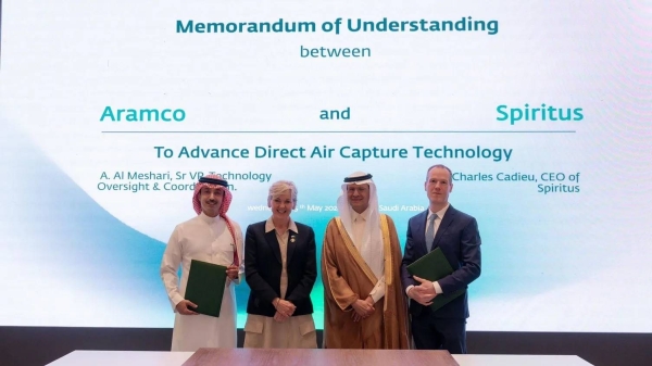 Aramco signs three MoUs with American companies to advance lower-carbon energy solutions