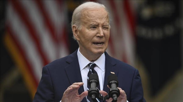 Biden announces arrival of first aid shipment to Gaza via new humanitarian pier