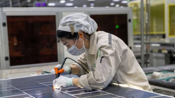 Solar panels are among the Chinese products causing tensions with Washington and Brussels