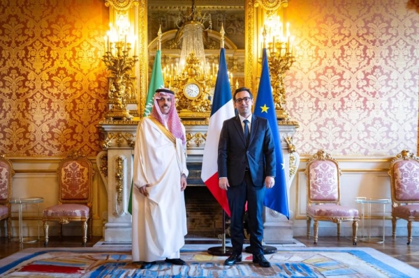 Saudi, French foreign ministers discuss bilateral relations and Gaza situation