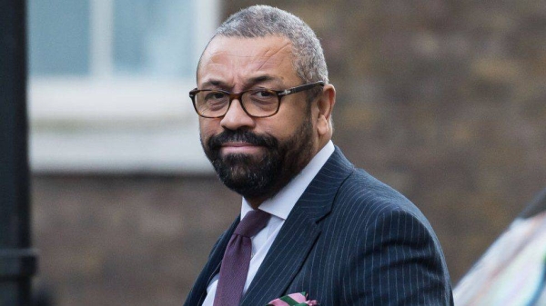 Home Secretary James Cleverly.