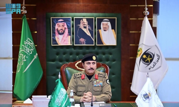 Director of Saudi Public Security Lt. Gen. Muhammad Al-Bassami chairs the meeting of the Hajj Security Committee in Jeddah on Sunday.