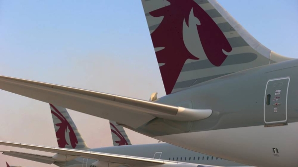 Twelve people were injured after a Qatar Airlines flight from Doha, Qatar, to Dublin, Ireland hit turbulence over Turkey