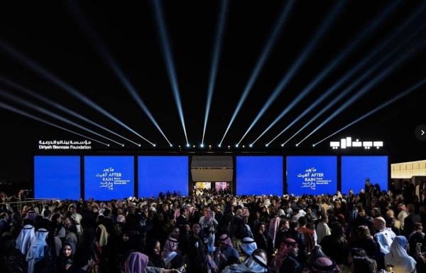 The opening event of the Diriyah Contemporary Art Biennale 2024, which took place on the evening of 19 February, 2024. Photo by Marco Cappelletti, courtesy of the Diriyah Biennale Foundation.